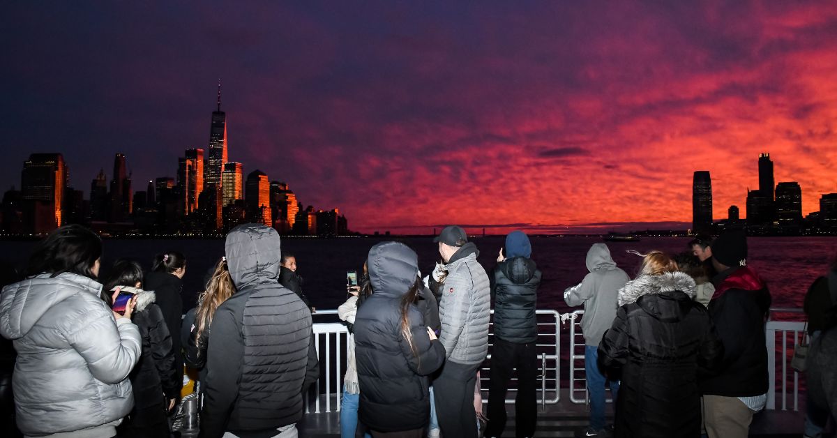 Big City Tourism city cruise at sunset