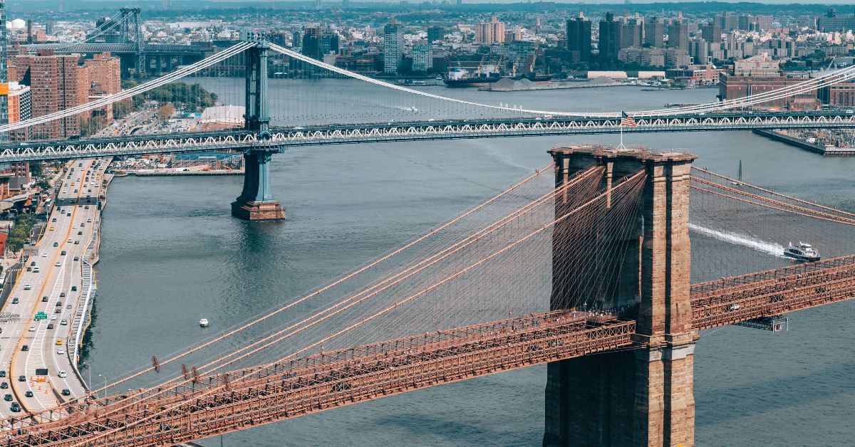 new-york-bridges Arial View of New York's Bridges