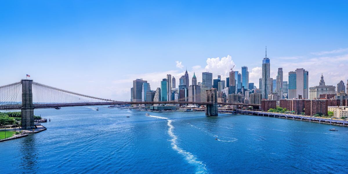 view of new york from the hudson river