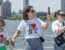 family on vacation to new york city enjoying a sunny day on a boat tour